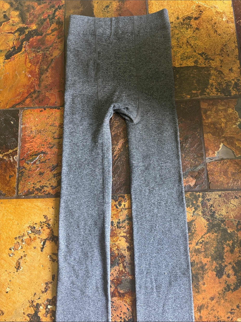 Women’s Gray Stretch fleece lined Leggings (1078)